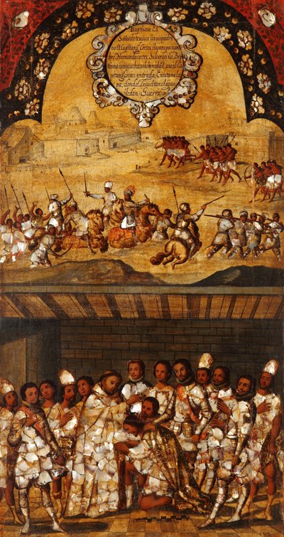 The Conquest of Mexico. Plate XIX by Miguel Gonzales